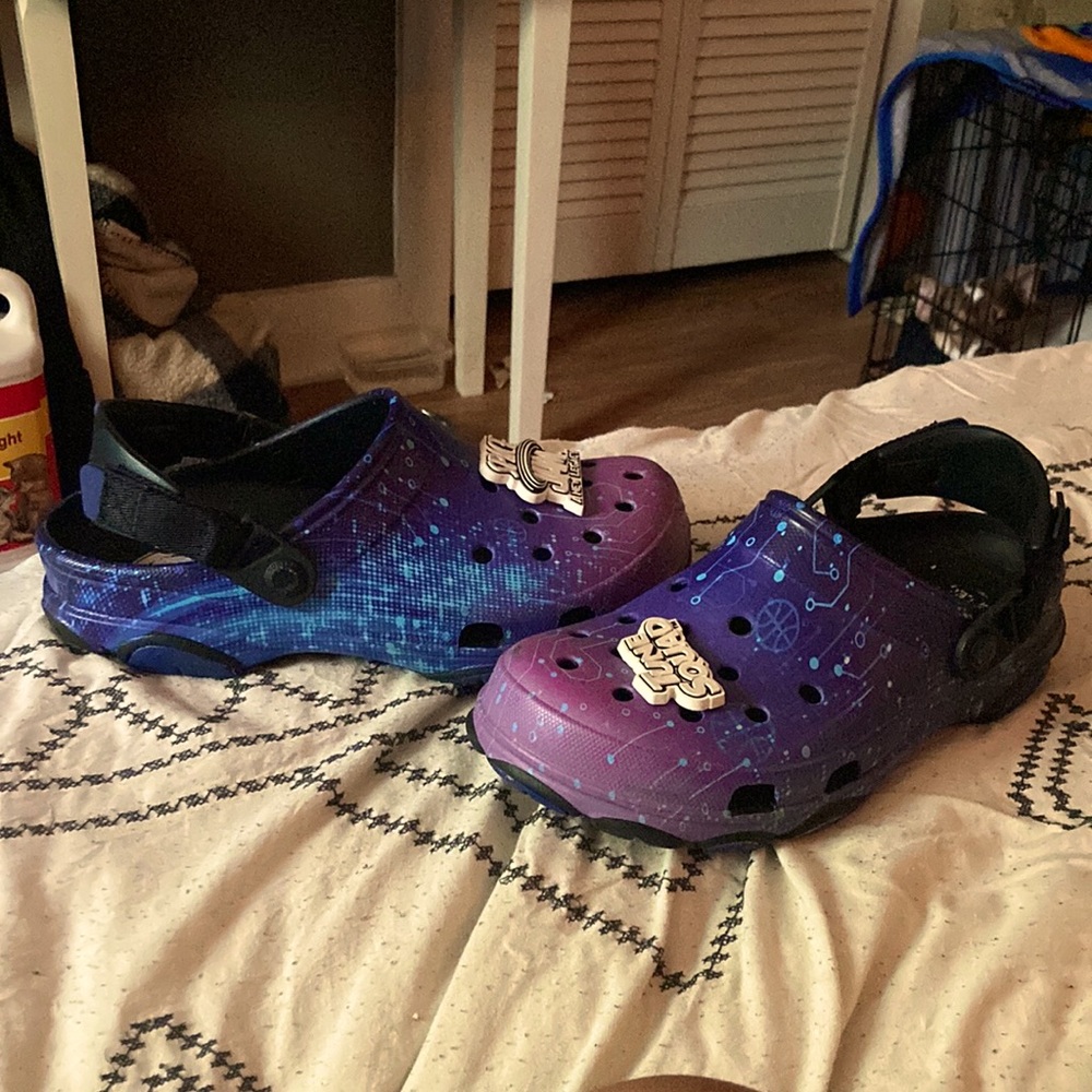 Limited edition Space jam crocs
